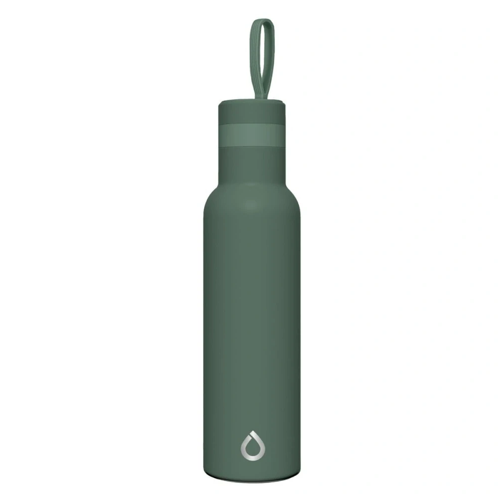 Termoska DAFI Thermal Bottle 0,5 l – zelená nerezová fľaša na teplé aj studené nápoje