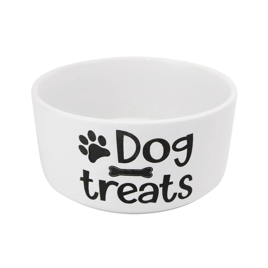 Keramická miska pre psy KARI DOG TREATS 15,5 cm biela