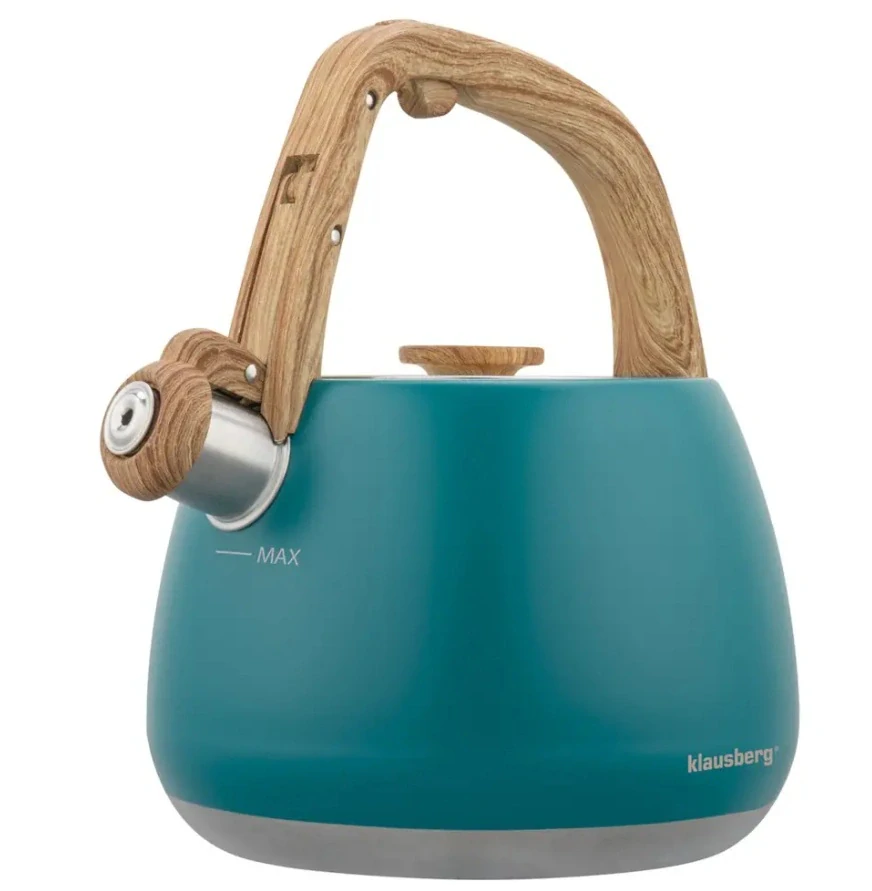 Pískacia kanvica na sporák Klausberg 2,5 l KB-9040 – tyrkysová