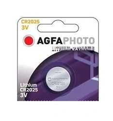 AgfaPhoto Extreme lítiová gombíková batéria CR2025, 3 V – 1 ks
