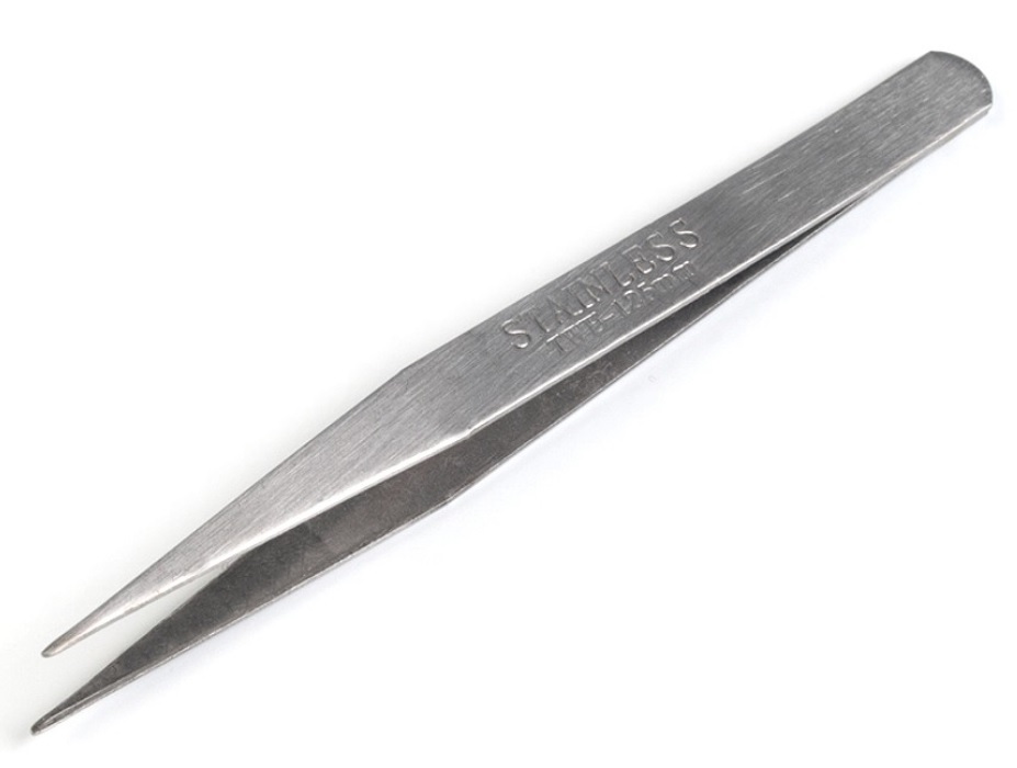 Kovová pinzeta 12,5 cm - rovná