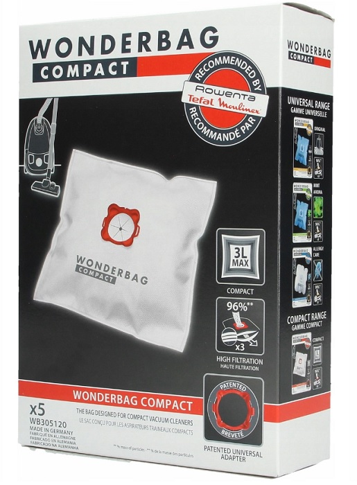Tefal/Rowenta WB305140 Wonderbag - vrecká do vysávača (5ks)