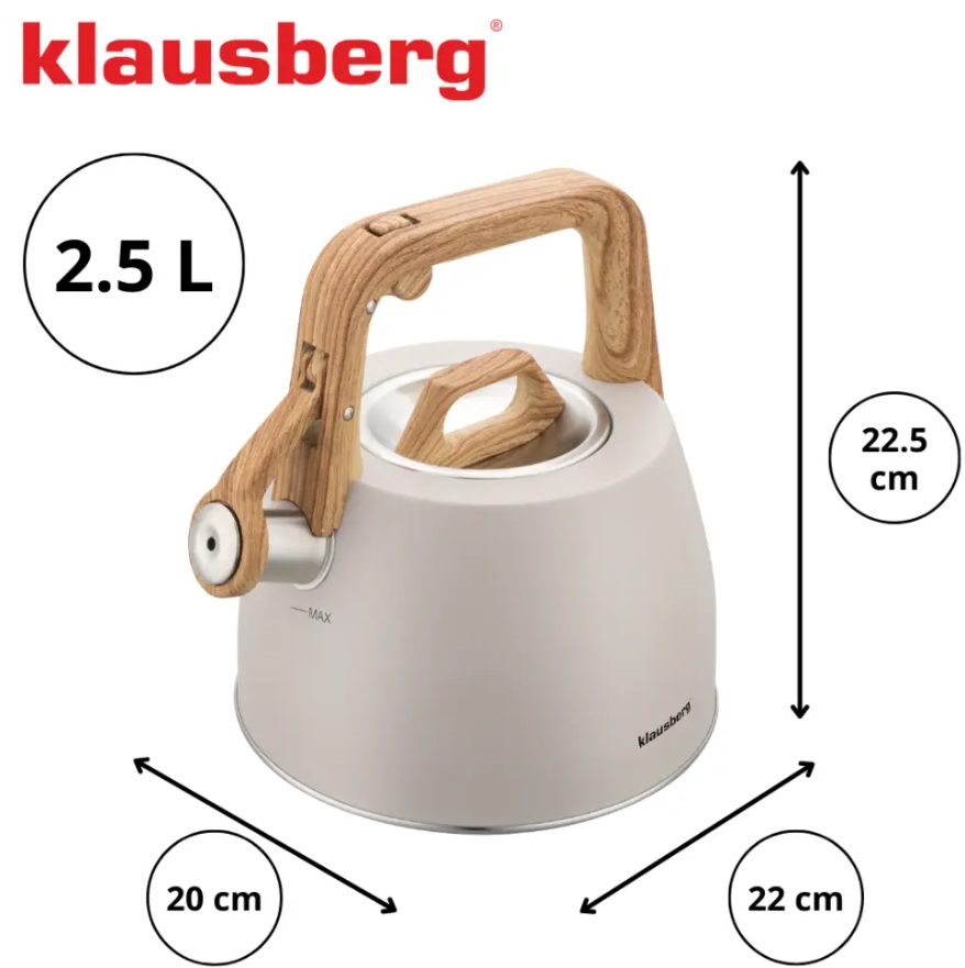Varná kanvica Klausberg KB-7917 - 2,5l