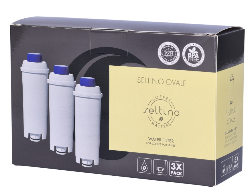 Seltino Ovale - vodný filter pre kávovary DeLonghi - 3ks