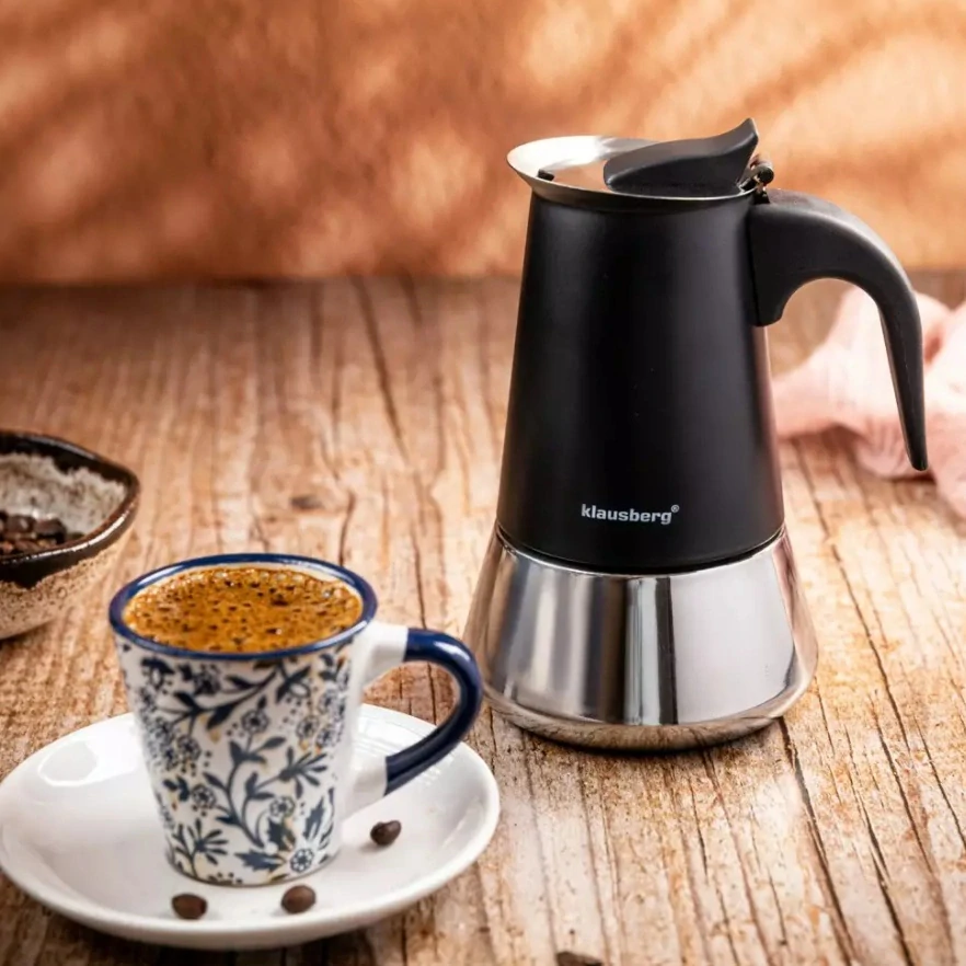 Moka kanvica Klausberg KB-7844 200 ml – 4 šálky, na indukciu