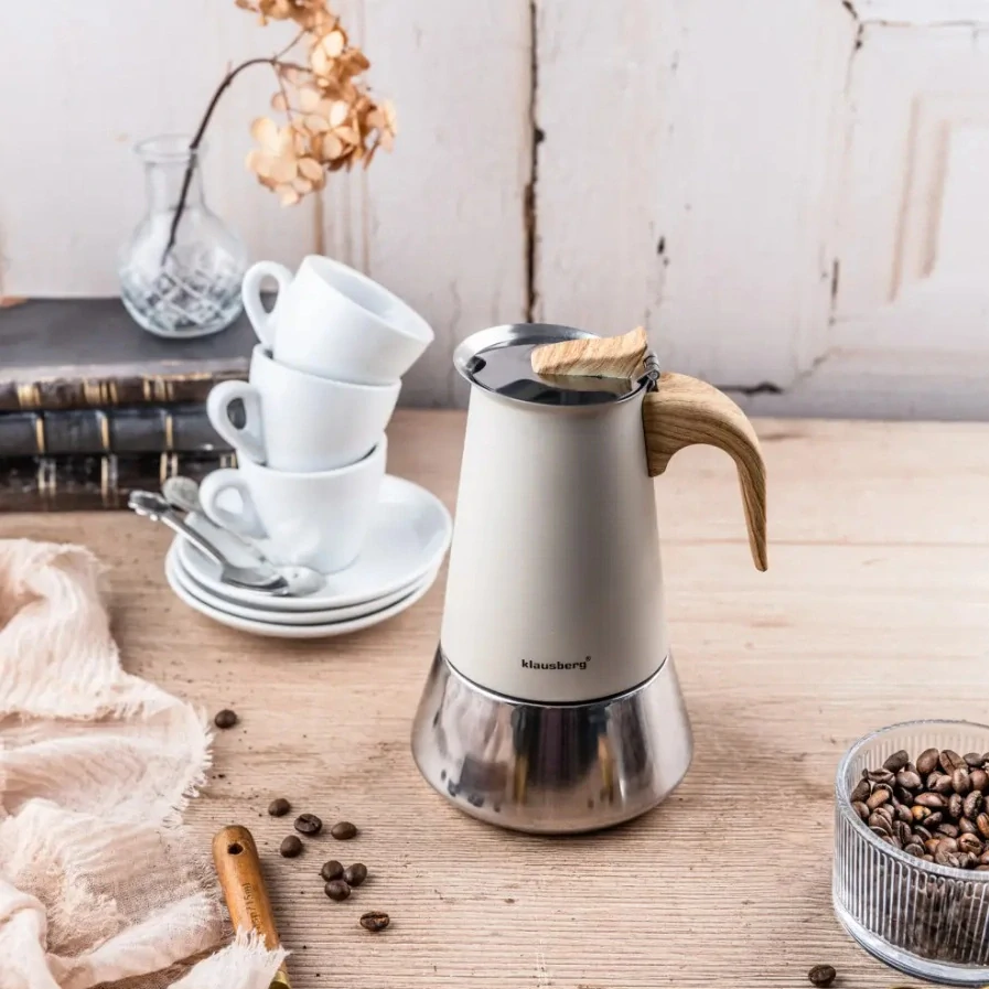 Moka kanvica Klausberg KB-7995 300 ml – 6 šálok, na indukciu