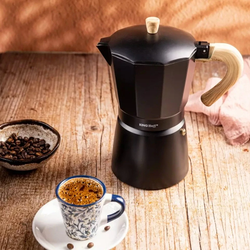 Moka kanvica KINGHoff KH-1886 300 ml - 6 šálok, na indukciu