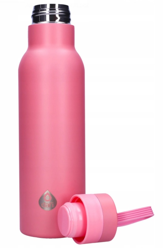 Termoska DAFI Thermal Bottle 0,5 l – ružová nerezová fľaša na teplé aj studené nápoje