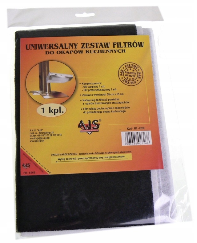 Filter digestora AJS FR-6268 - uhlíkový + tukový