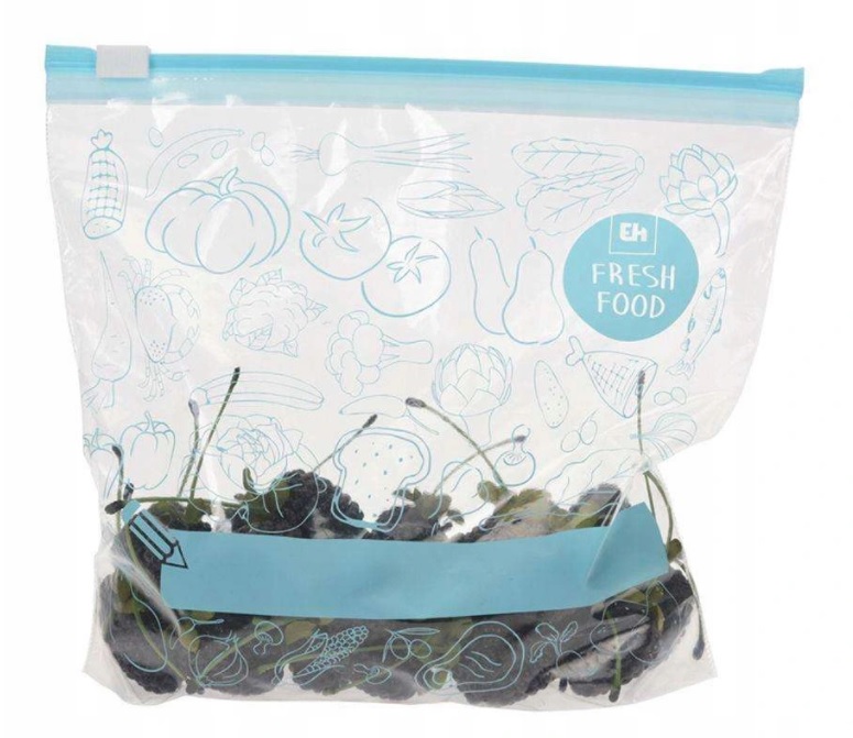 Uzatvárateľné vrecká na potraviny Fresh food 15 x 1 L