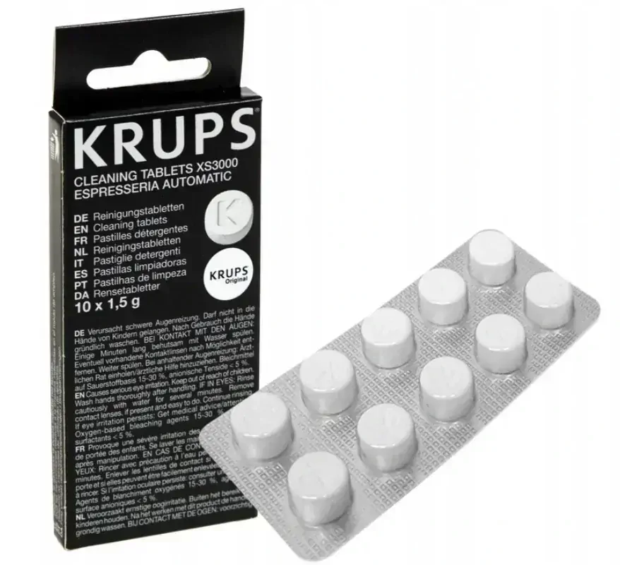 Krups F08801 Claris filter + čistiace tablety XS3000 – set údržby kávovaru