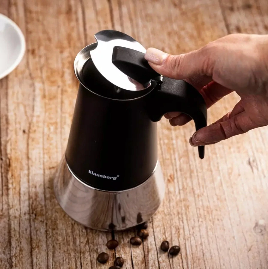 Moka kanvica Klausberg KB-7844 200 ml – 4 šálky, na indukciu
