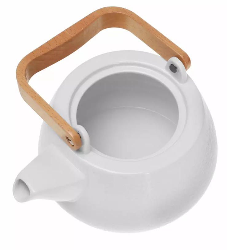 Kassel porcelánový čajník - 1,2 l - biely