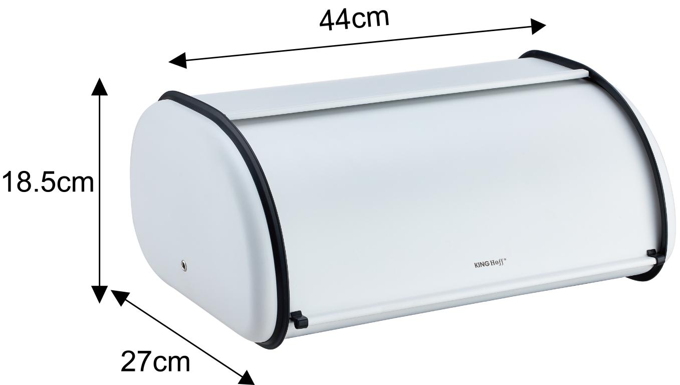 King Hoff chlebník KH-1864 - biely kov