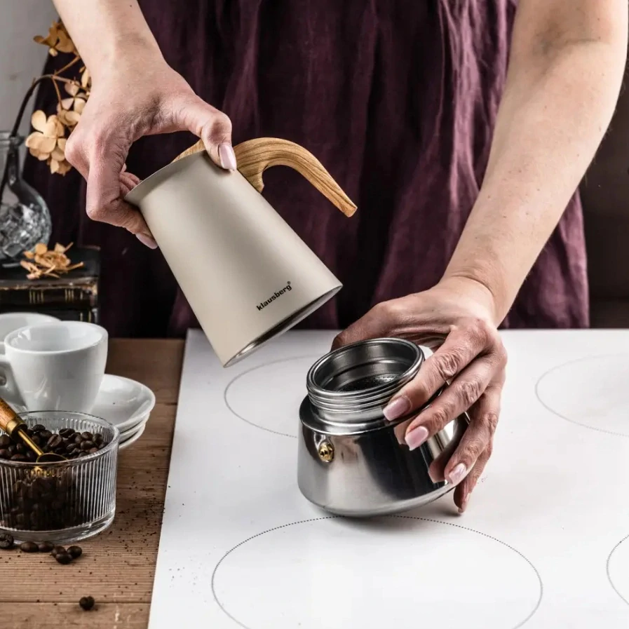 Moka kanvica Klausberg KB-7995 300 ml – 6 šálok, na indukciu