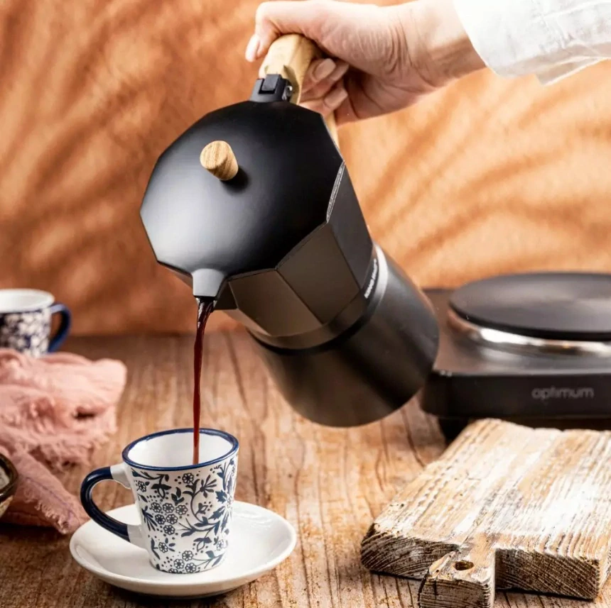 Moka kanvica KINGHoff KH-1886 300 ml - 6 šálok, na indukciu
