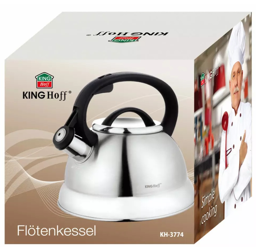 Kanvica King Hoff 2,2 l KH-3774 - nerezová