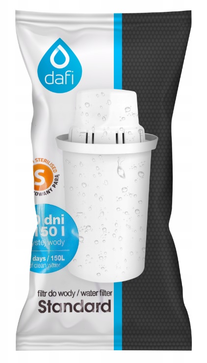 Filtračná kanvica Dafi Crystal classic 2 l - biela + filter zadarmo