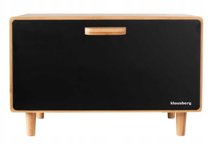 Klausberg chlebník KB-7399 - čierny/drevo