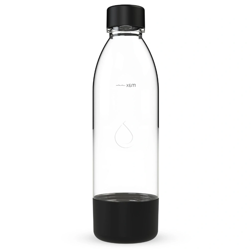 Výrobník sódy Dafi PushAir – čierny, CO₂ bombička a fľaša 0,7 l