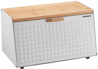 Klausberg chlebník KB-7468 - biely/drevo