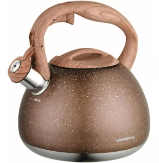 Pískacia kanvica na sporák Klausberg 2,8 l KB-7510 – hnedý mramor