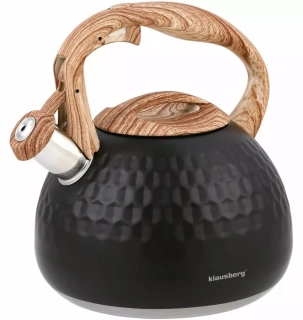 Pískacia kanvica na sporák Klausberg 2,8 l KB-7562 – čierna Diamond