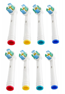 Náhradná zubná kefka Oral-B 3D White - 8ks