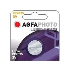 AgfaPhoto Extreme lítiová gombíková batéria CR2025, 3 V – 1 ks