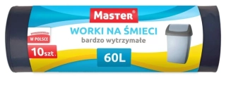 Vrecká do odpadkového koša Master 60L - 10ks