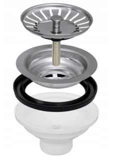 Drezový výpust FRANKE 1 1/2" odtok + kôš