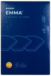 Kávové filtre Konos Emma č.2 pre prekvapkávače - 100 ks