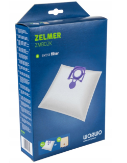 Worwo ZMB02K - vrecká pre vysávače Zelmer Meteor 2, Elf, Odyssey - 4ks + filter
