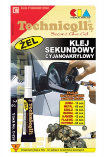 Sekundové lepidlo Technicqll 2g - C-297