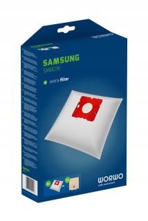 Worwo SMB01K - vrecká pre vysávače Samsung, LG, Concept - 4ks + filter