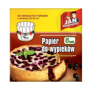 Okrúhly papier na pečenie FINO - Ø 26-32 cm - 5ks