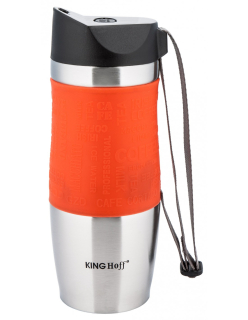 King Hoff 0,38 l - termohrnček oranžový