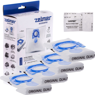 ZELMER ZVCA100B - vrecká do vysávača + filter - 4 ks