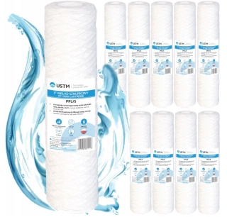 Filtračná vložka Klarwod - vinuté vlákno + polypropylén 10" - 10 mikrón x 10