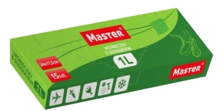 Vrecká na potraviny so zipsom Master 1l - 24x17,5 cm - 15 ks