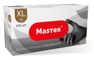 Nitrilové rukavice Master - čierne - 100 ks - veľ. XL