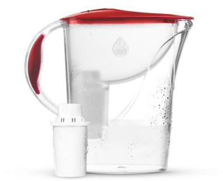 Dafi Atria classic - filtračná kanvica - 2,4 l - červená + filter zadarmo