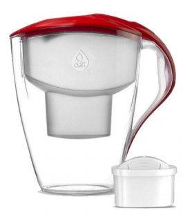 Dafi Astra unimax - filtračná kanvica - 3 l - červená + filter zadarmo