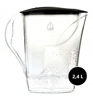 Filtračná kanvica Dafi Start classic 2,4 l - čierna