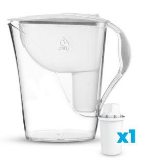 Filtračná kanvica Dafi Luna classic 3,3 l - biela + filter zadarmo