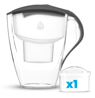 Filtračná kanvica Dafi Omega unimax 3 l - čierna + filter zadarmo 