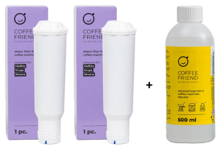 Coffee Friend 2x pre kávovary Krups / Nivona + odvápňovač Coffee Friend 500 ml