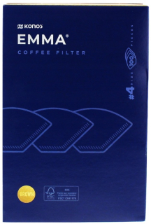 Kávové filtre Konos Emma č.4 pre prekvapkávače - 100 ks