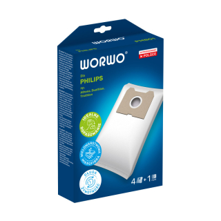 Worwo PMB01 - vrecká pre vysávače Philips - 4ks + filter