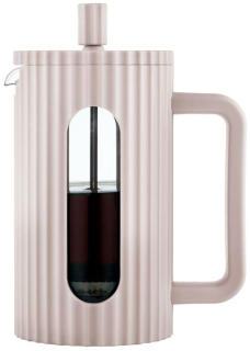 French press Klausberg KB-7749 – kanvica 600 ml na kávu a čaj s nerezovým piestom - béžová